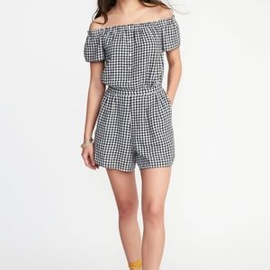 Gingham romper